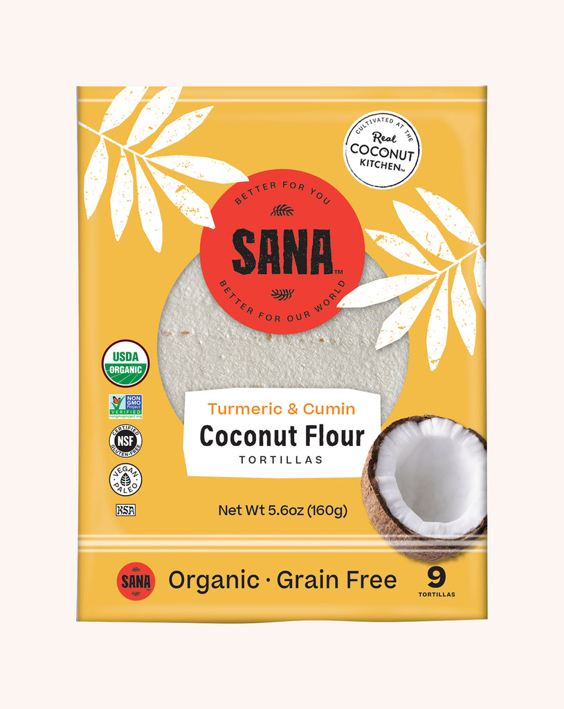 Grain Free Turmeric Tortillas | SANA – Sana Foods
